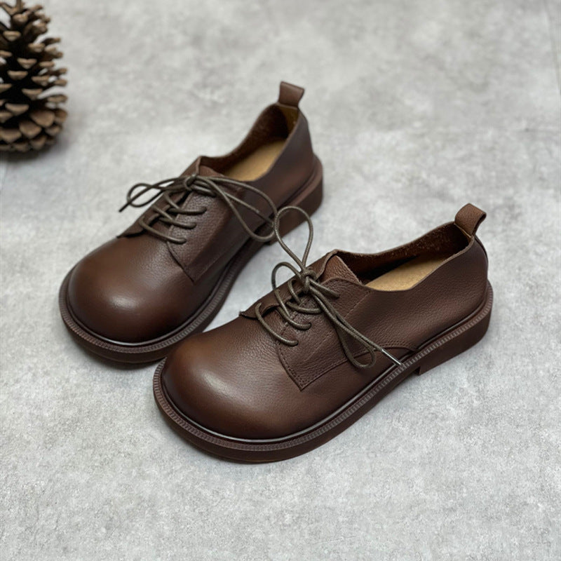 Style Artistic Retro Genuine Pumps Soft Bottom Women's Casual Shoes