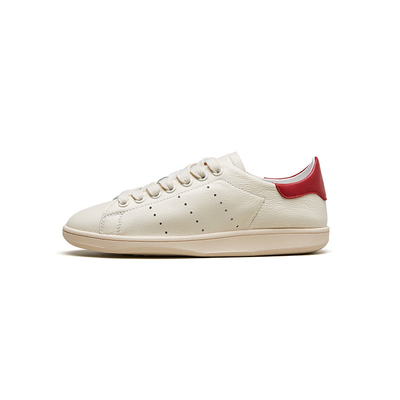 Women's & Men's Bottom Couple Autumn White Top Layer Women's Casual Shoes
