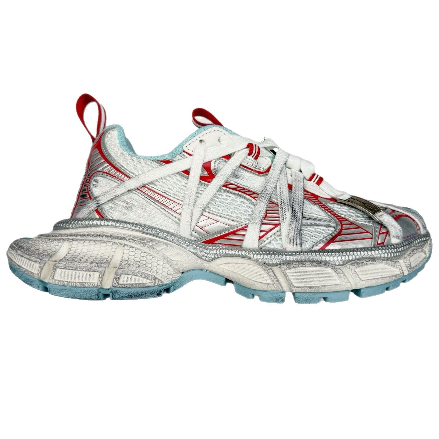 Gao Ding Paris Mesh Breathable Catwalk Retro Heightened Distressed Dirty Men's Sports Shoes
