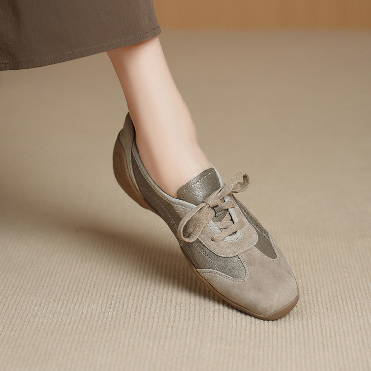 Women's Sheepskin Pumps Spring Thick Mary Jane German Women's Fashion Shoes