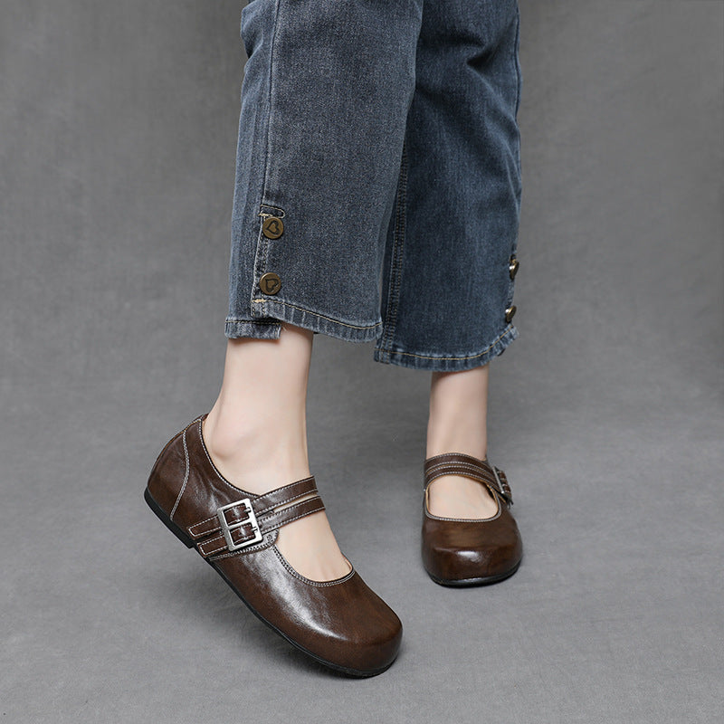 Women's Spring Fashion Flat Comfort Lightweight Mary Heels
