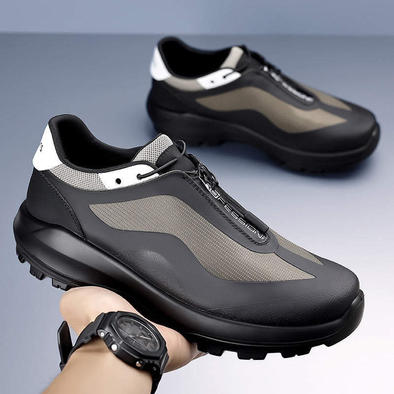 Men's Luxury High Quality Ice Silk Cloth Breathable Outdoor Mountaineering Men's Sports Shoes