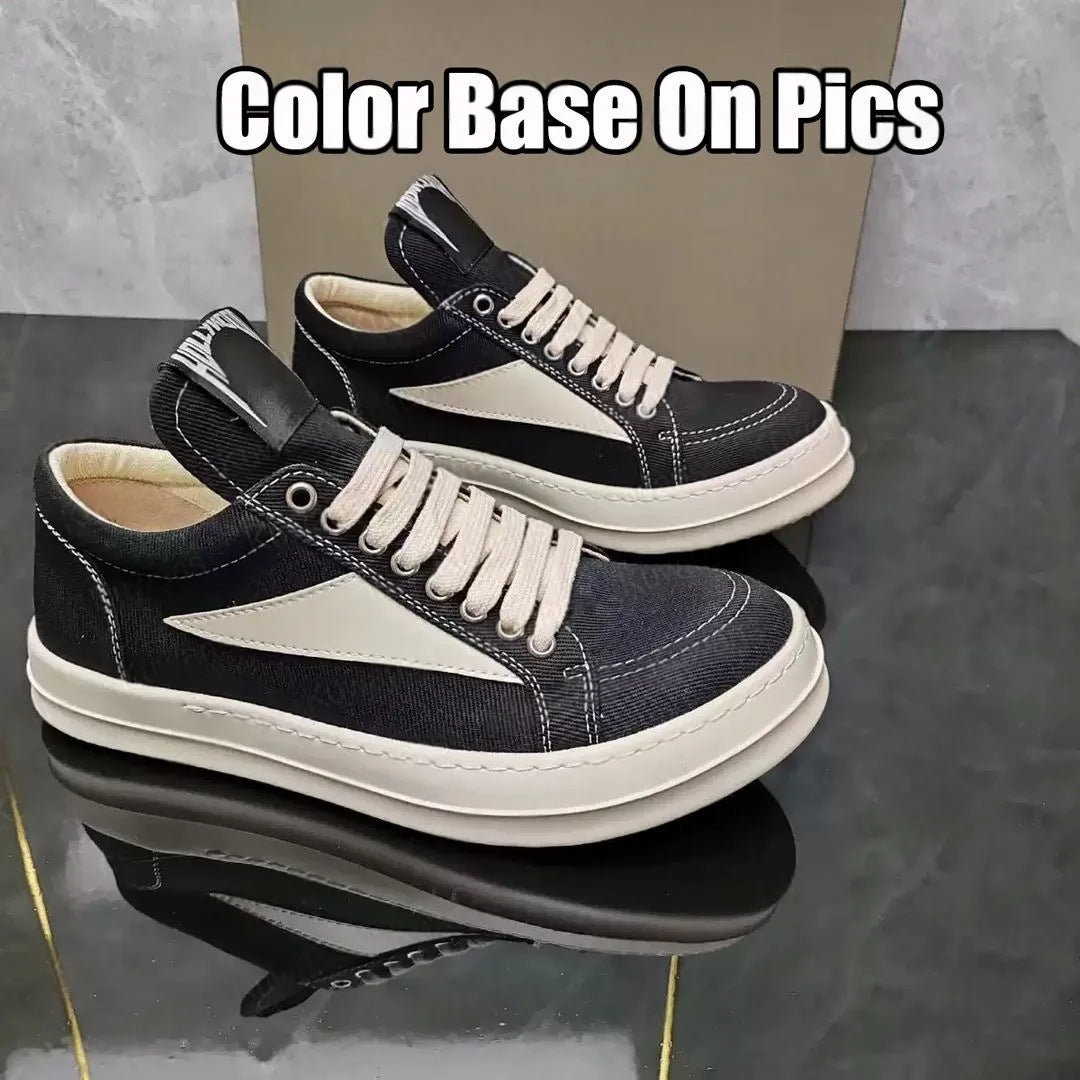 Platform Height Increasing Round Toe High Version Comfortable Casual Shoes