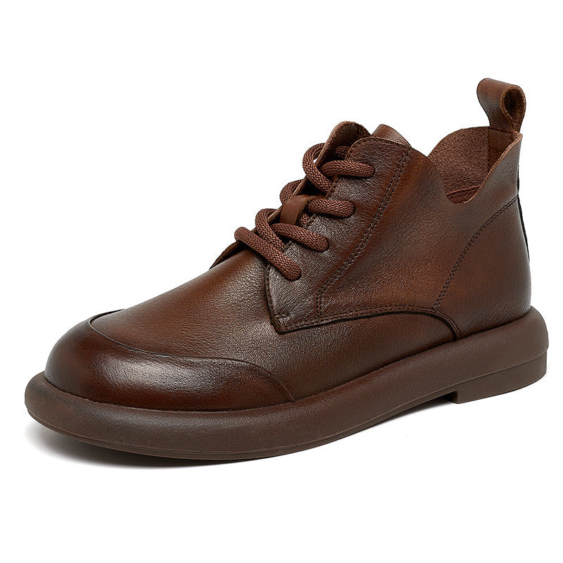 Women's & Men's Platform Martin First Layer Calf Veet Boots