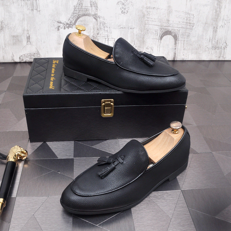 Men's Fashion Business Slip-on Breathable Fringed Korean Style Men's Sports Shoes