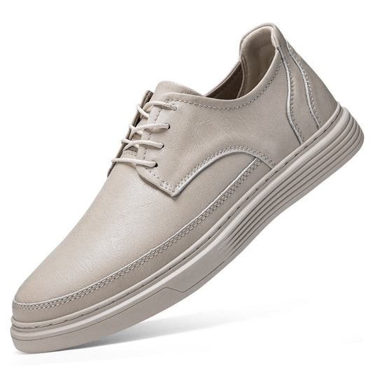 Men's Summer British Style Business Board Large Size Men's Casual Leather Shoes