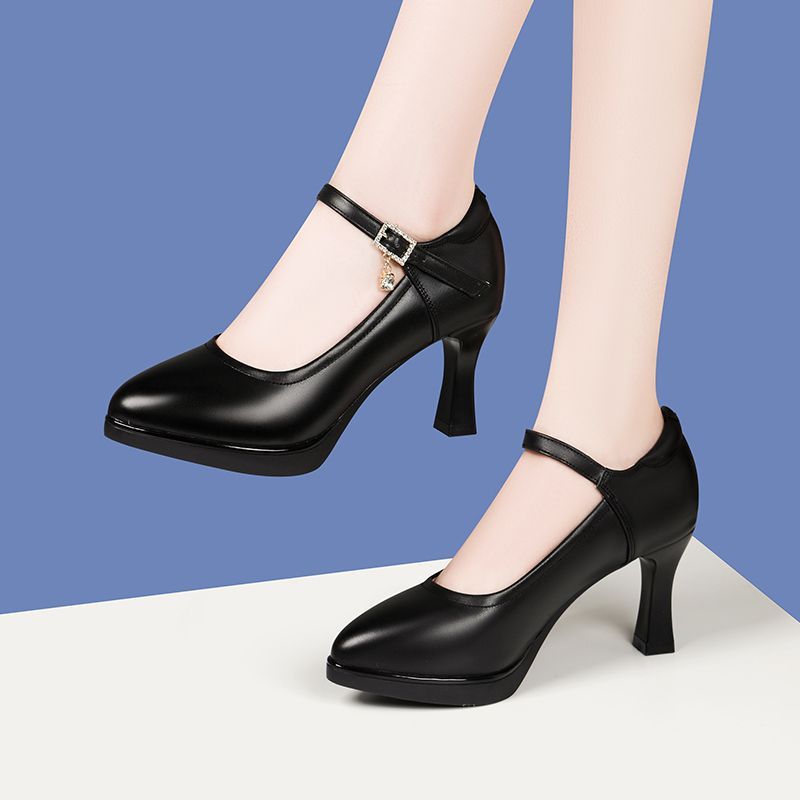 Women's Cheongsam Catwalk Show High Chunky Platform Performance Shallow Mouth Women's Fashion Shoes