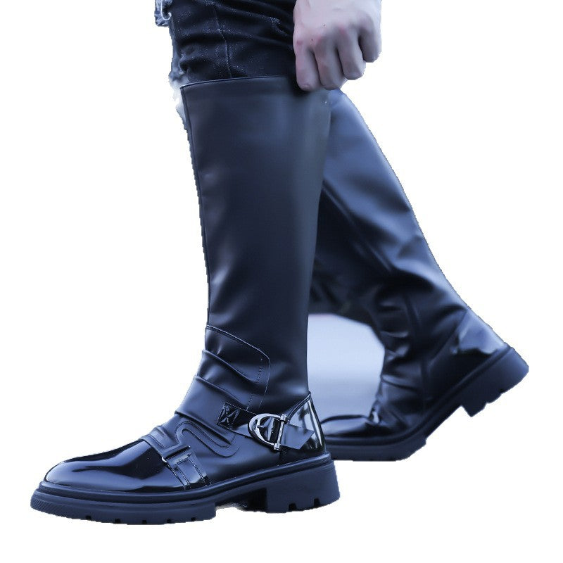 Men's Riding Trendy British Thick-soled Korean Style Worker Men's Martin Boots