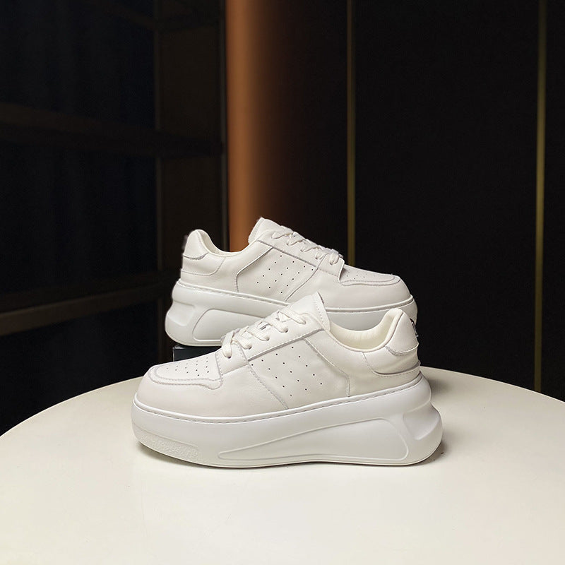 European Goods Spring Muffin Platform White Fashion Sports Casual Shoes