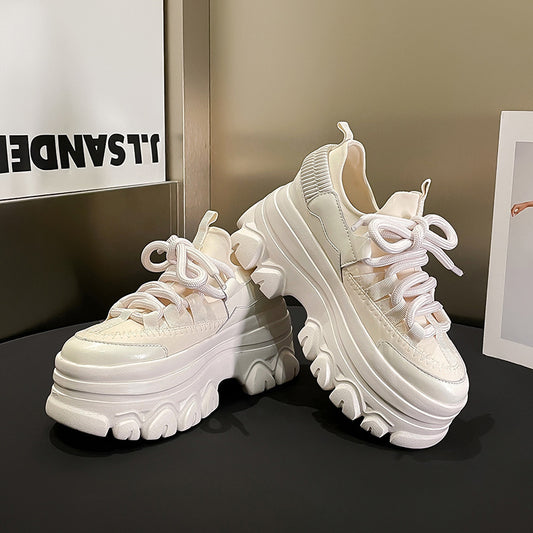 Classy Women's Hidden Platform High Dad Men's Shoes