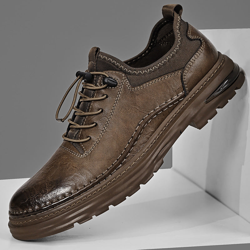 Men's Autumn Genuine Business Fashion Large Size Men's Casual Leather Shoes
