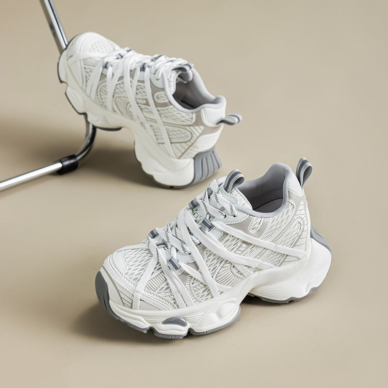 Women's Height Increasing Insole Dad Autumn Breathable Women's Sports Shoes