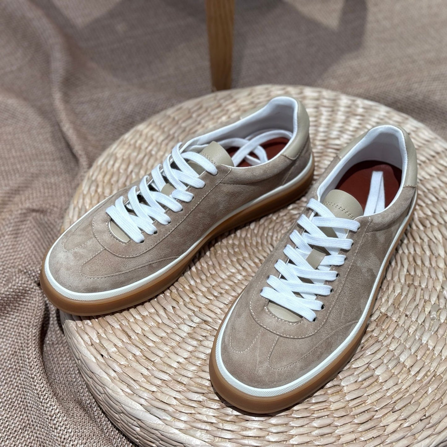 Men's German Training Genuine Lace Color Block Men's Sports Shoes