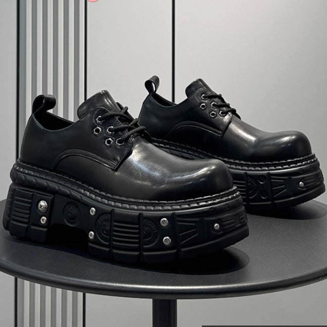 Men's Thick Bottom Height Increasing Insole Fashion Men's Shoes