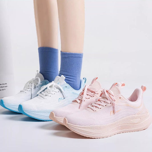 Women's Mesh Spring Soft Bottom Lightweight Shock Sports Casual Shoes