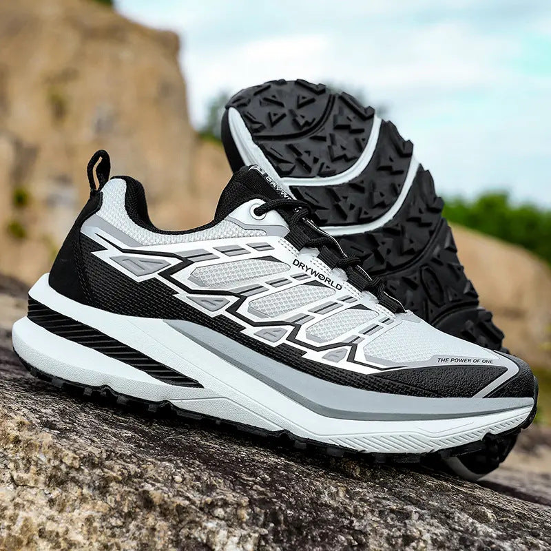 Men's Green Outdoor Hiking Large Size Running Live Men's Sports Shoes