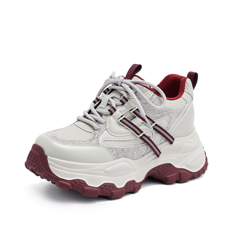 Stylish Live Mesh Breathable Platform Dad Sports Casual Shoes