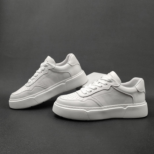 Men's First Layer Board Fashion Platform White Men's Sports Shoes