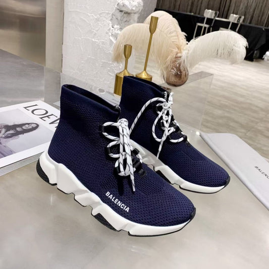 Women's & Men's Stretch Sock Super Popular Flat B- Home Sports Casual Shoes
