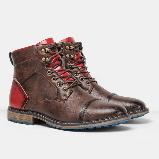 Men's Large Size Single Fashion Clothes Ankle Boots
