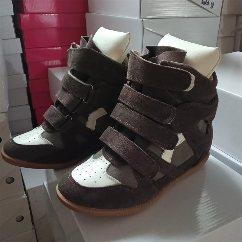 Women's Street Height Increasing Insole Leisure Climbing Sports Casual Shoes