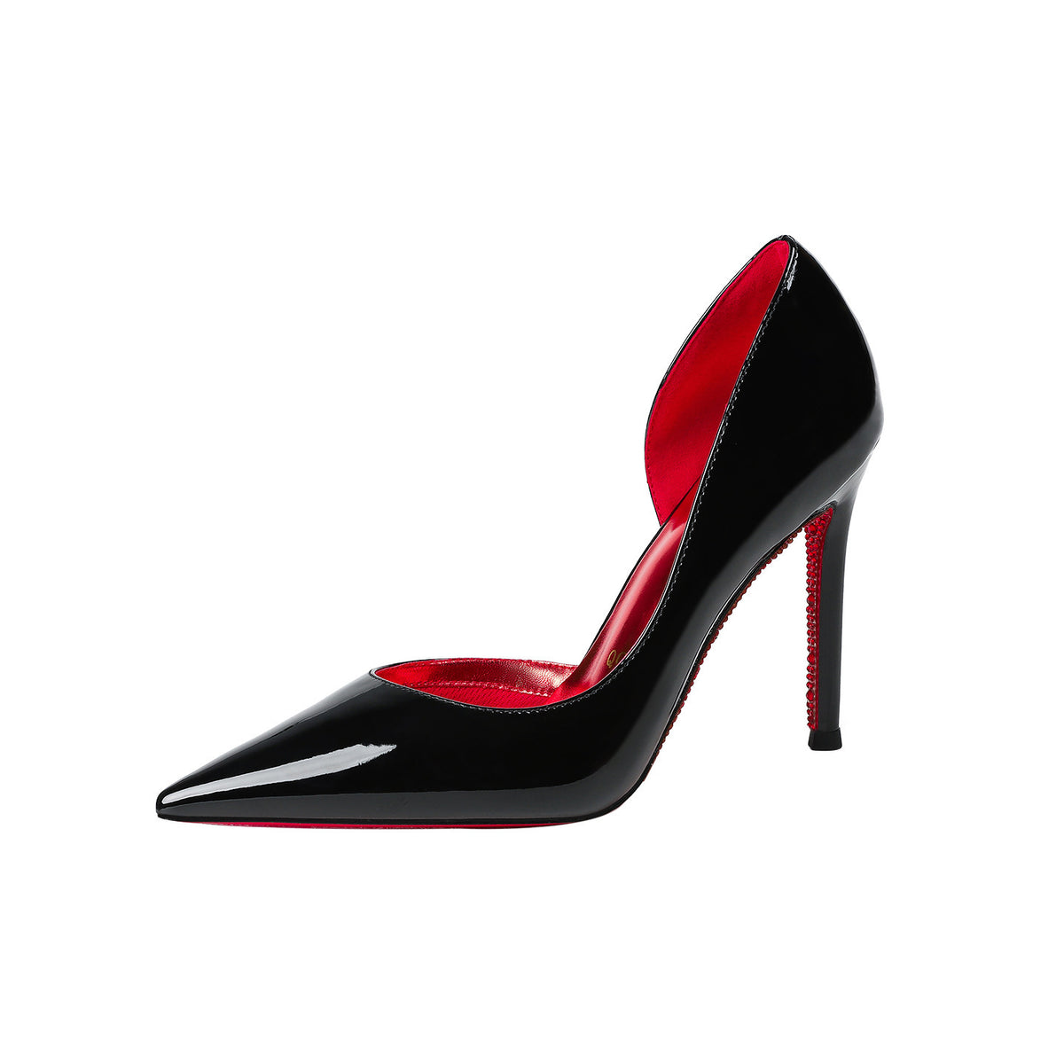 Protection Air Cotton Side Empty Pointed Red High Sexy Temperament Heels