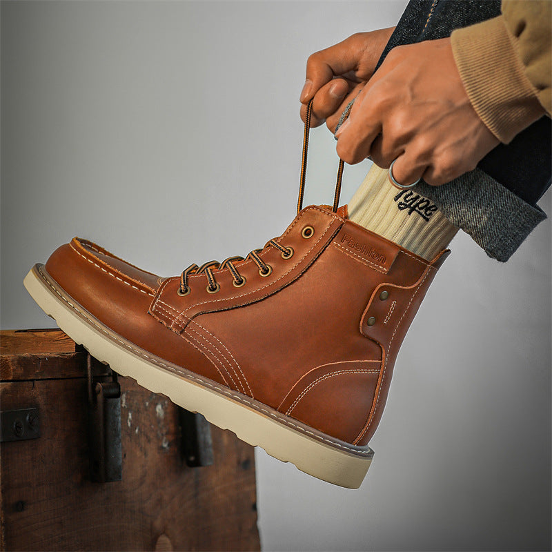 Men's Plus Size Martin Short American Outdoor Clothes Special Men's Shoes
