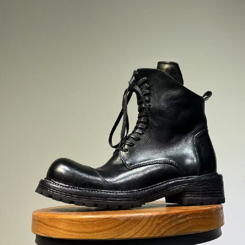 Men's Washed Good Year Craft Vintage Wind Men's Martin Boots