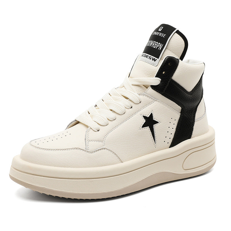 Men's Autumn Retro Thick-soled Design Stylish Height Men's Sports Shoes