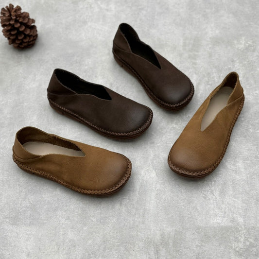 Women's Handmade Genuine Pumps Retro Cotton Linen Women's Casual Shoes