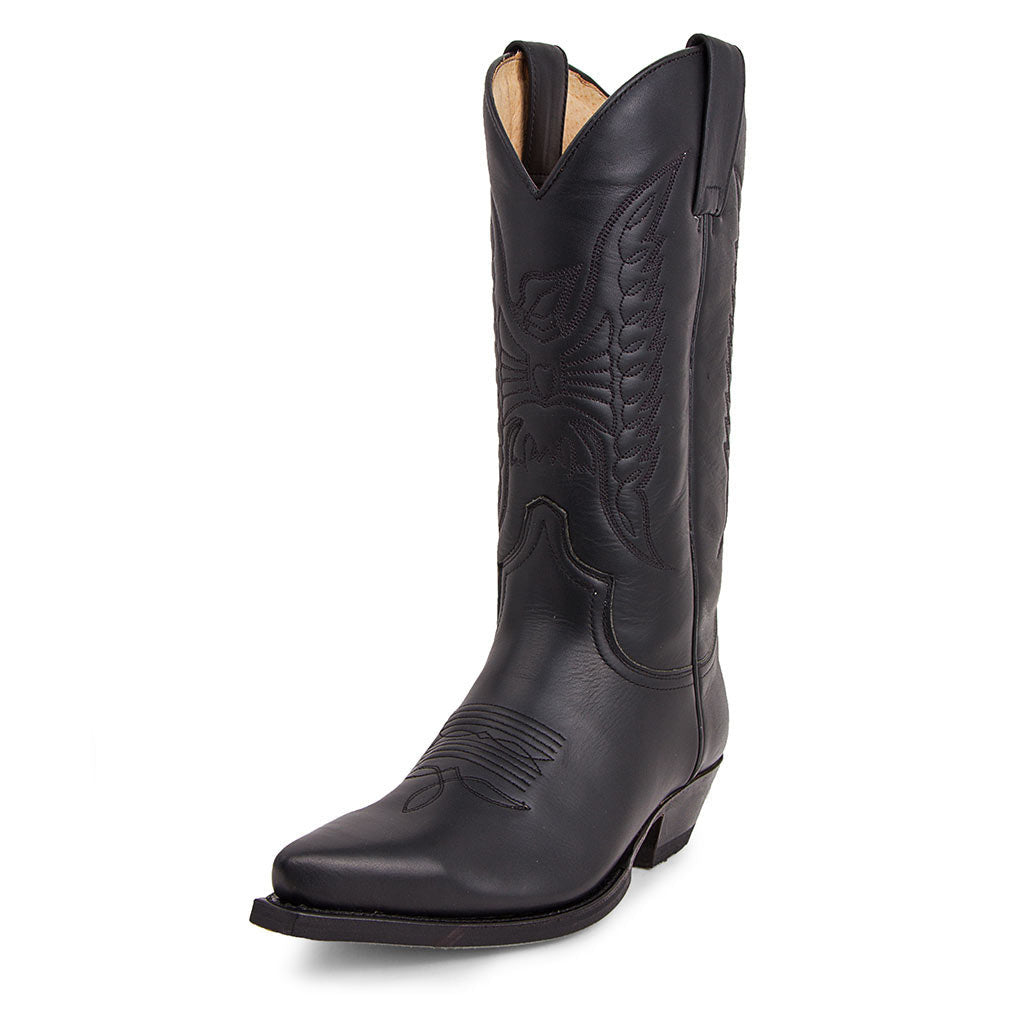 Women's & Men's Embroidered Pointed High Western Cowboy Color Men's Leather Boots