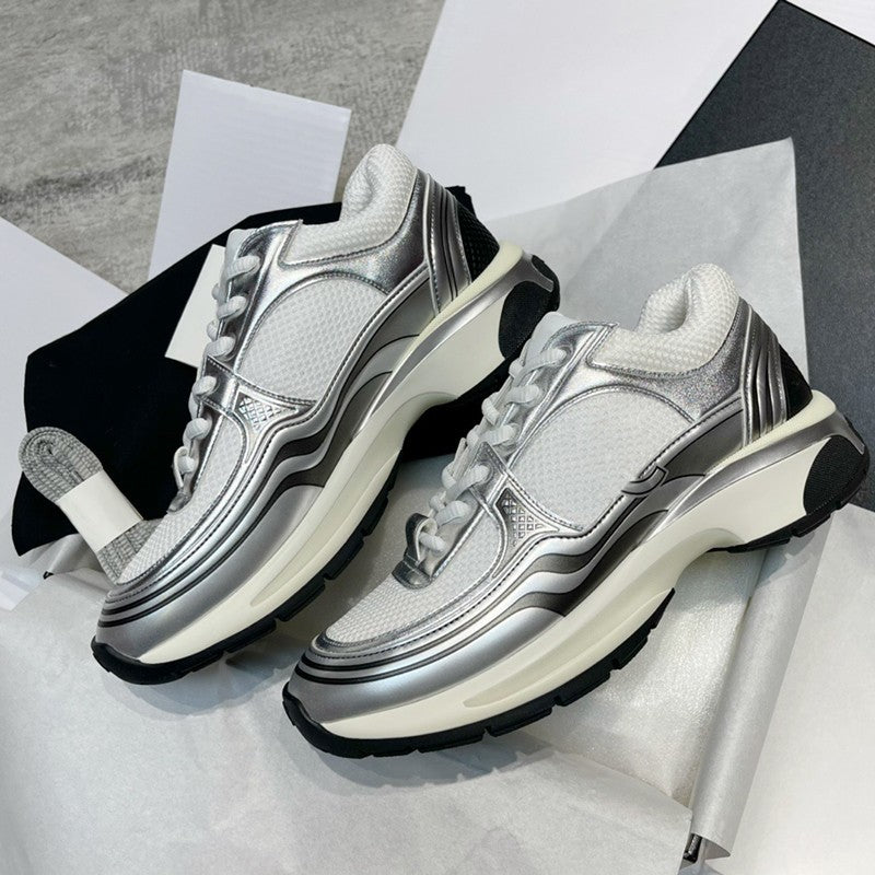 Style Sier Horn King Dad Platform Couple Elevator Wild Women's Sports Shoes
