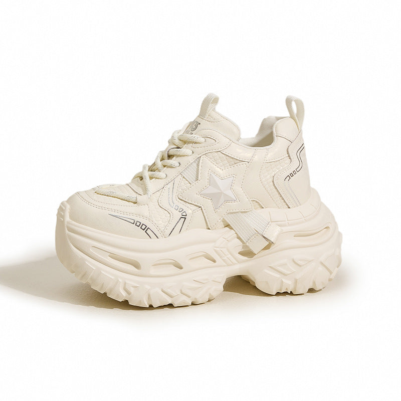 Women's Platform Dad Small Height Increasing Insole Women's Sports Shoes