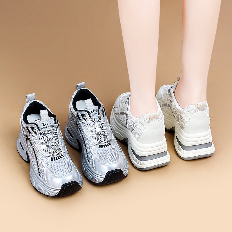 Women's Height Increasing Insole Dad Outdoor Wear Sports Casual Shoes