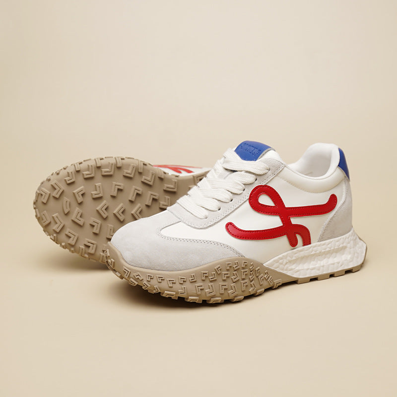Women's Height Increasing Insole German Training Spring Versatile Thick-soled Sports Casual Shoes