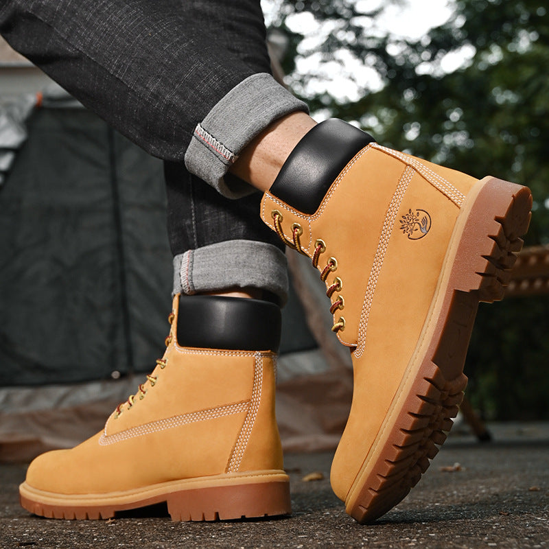 Cool Charming Men's Xi Worker Waterproof Men's Martin Boots