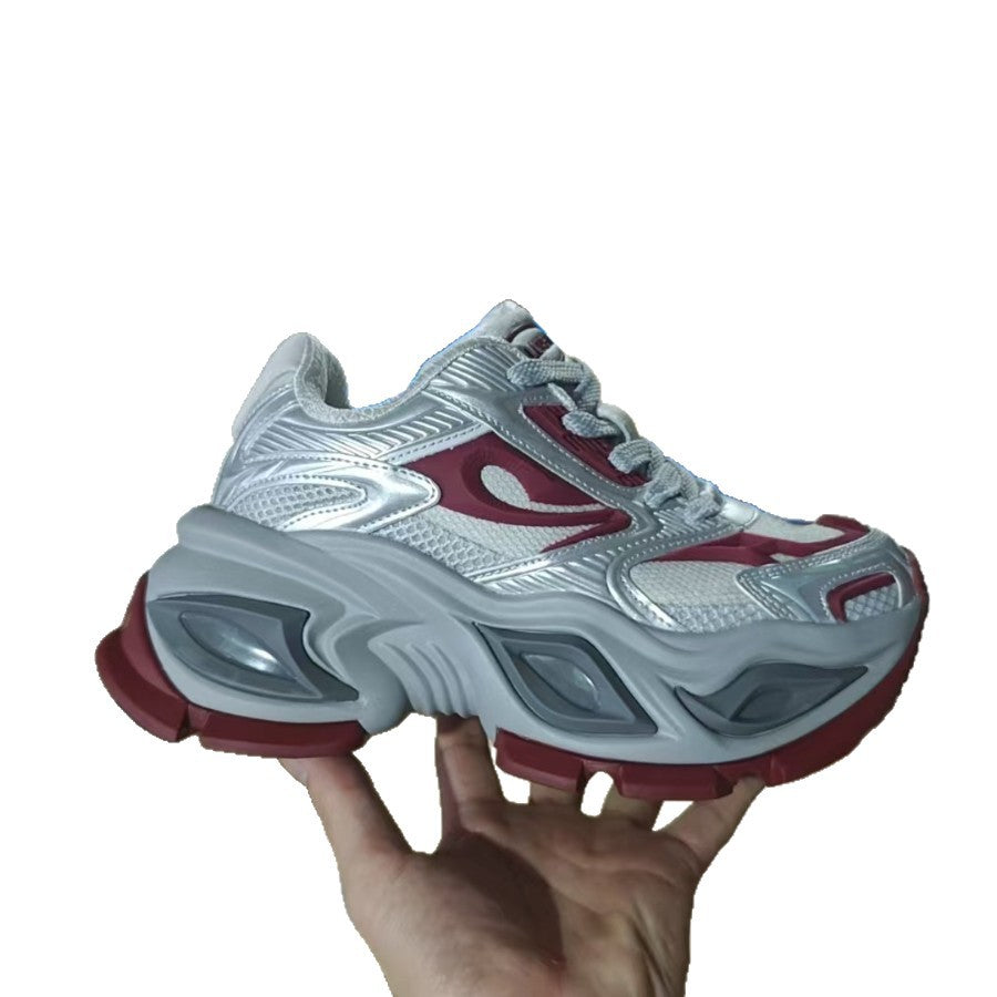 Men's Eye Dad Super Pop Summer Breathable Platform Height Increasing Insole Men's Sports Shoes