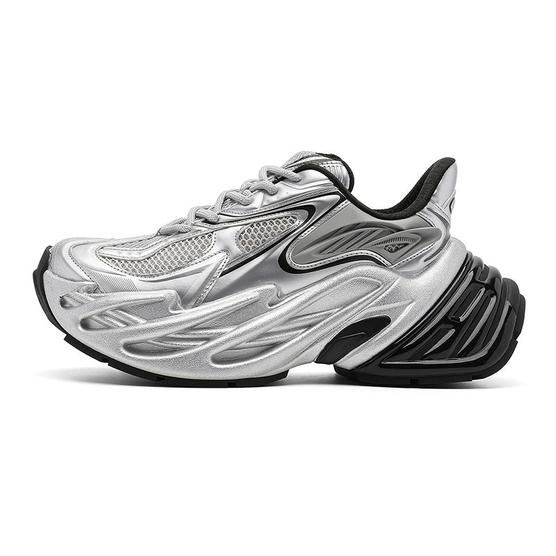 Height Increasing Leisure Version Breathable Couple Men's Sports Shoes