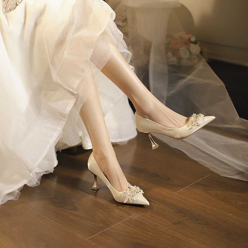 Pumps Wedding Banquet Bridal Dress Daily Wear Not Tired Feet Women's Fashion Shoes