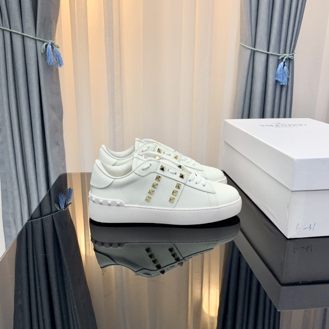 Lovers Versatile White Lightweight Color Matching Sports Casual Shoes