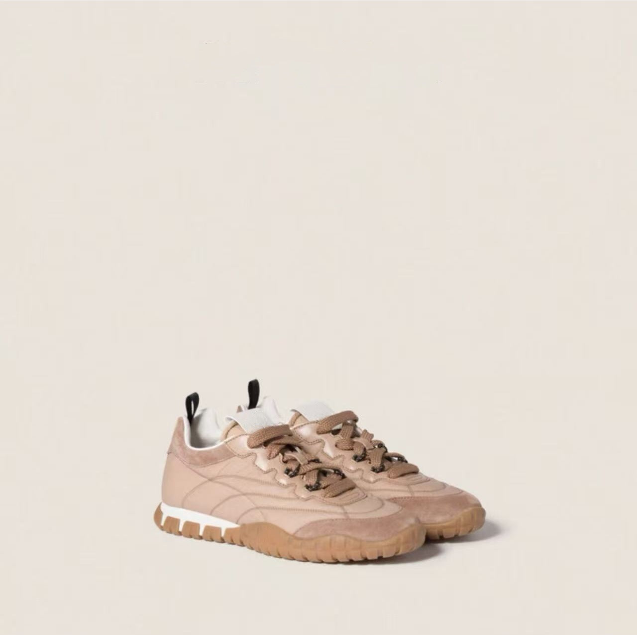 Women's & Men's Round Toe Tire Pattern Fashionable Retro Sports Casual Shoes