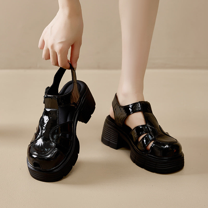 Sole Increased Western Style Roman Spring Women's Fashion Shoes
