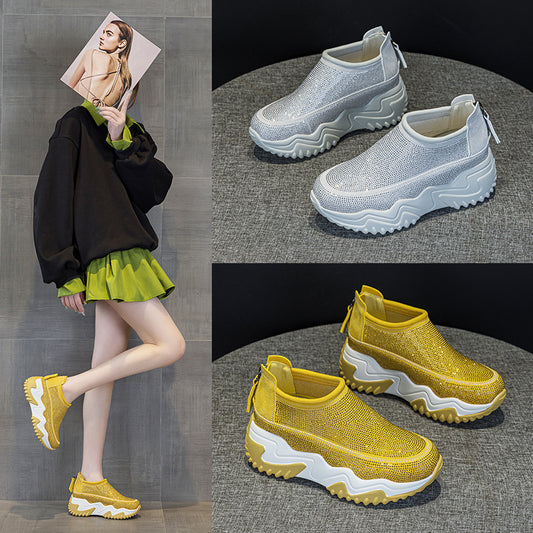 Charming Durable Breathable Platform Elevator Wild Women's Casual Shoes