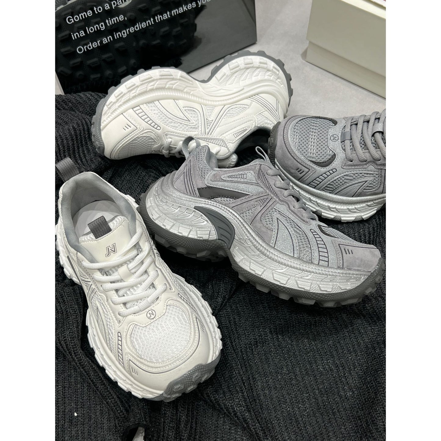 Women's One Mien Platform Dad Early Spring Sports Casual Shoes