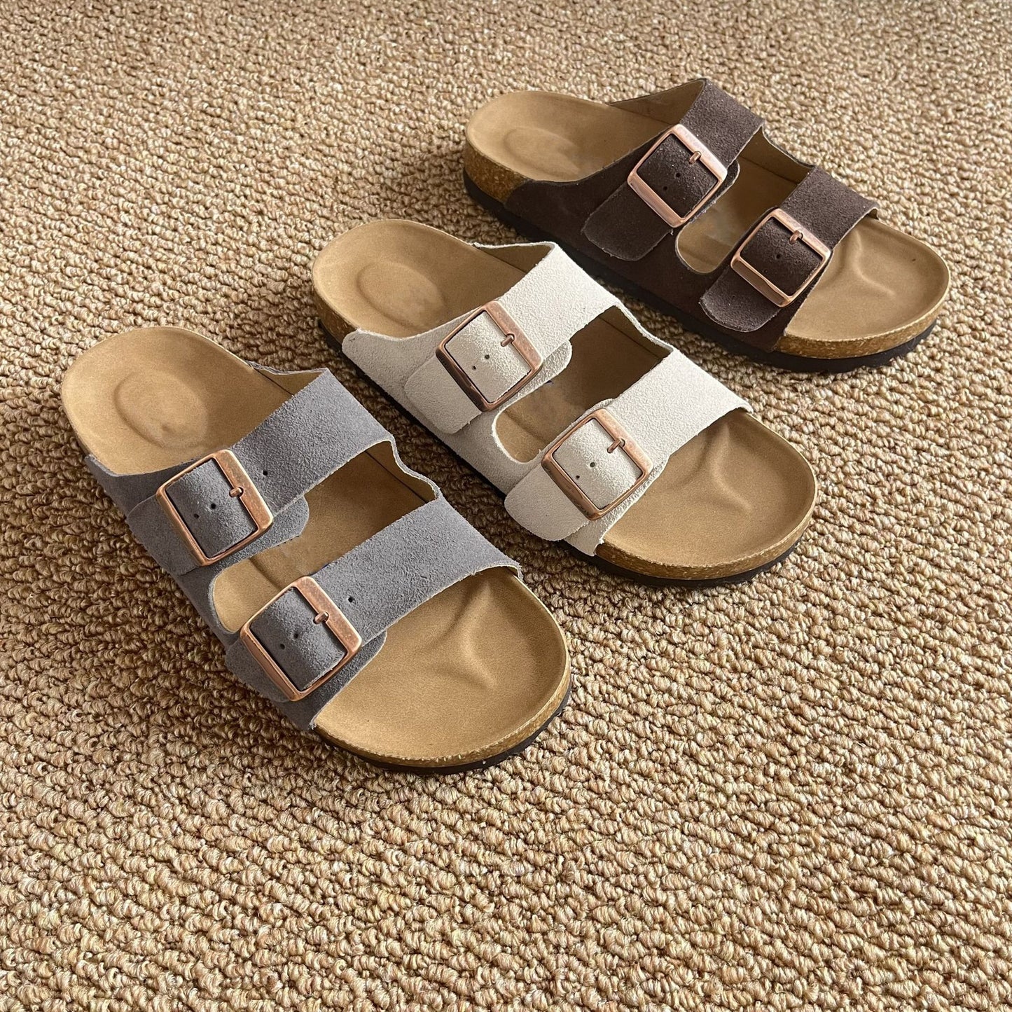Women's & Men's Large Size Genuine Cork Sole Outdoor Women's Casual Shoes