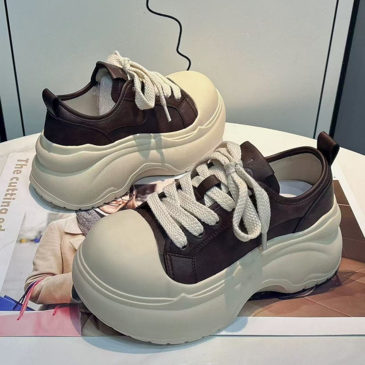 Women's Bottom Elevator Wild Fashion Autumn Style Not Tired Feet Women's Casual Shoes