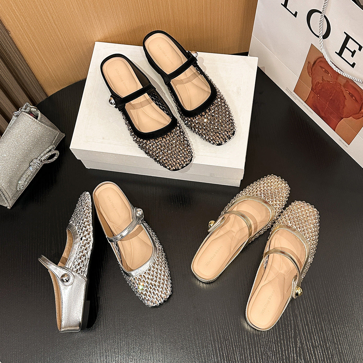 Women's Breathable Weaving Hollow Height Increasing Insole Back Women's Fashion Shoes