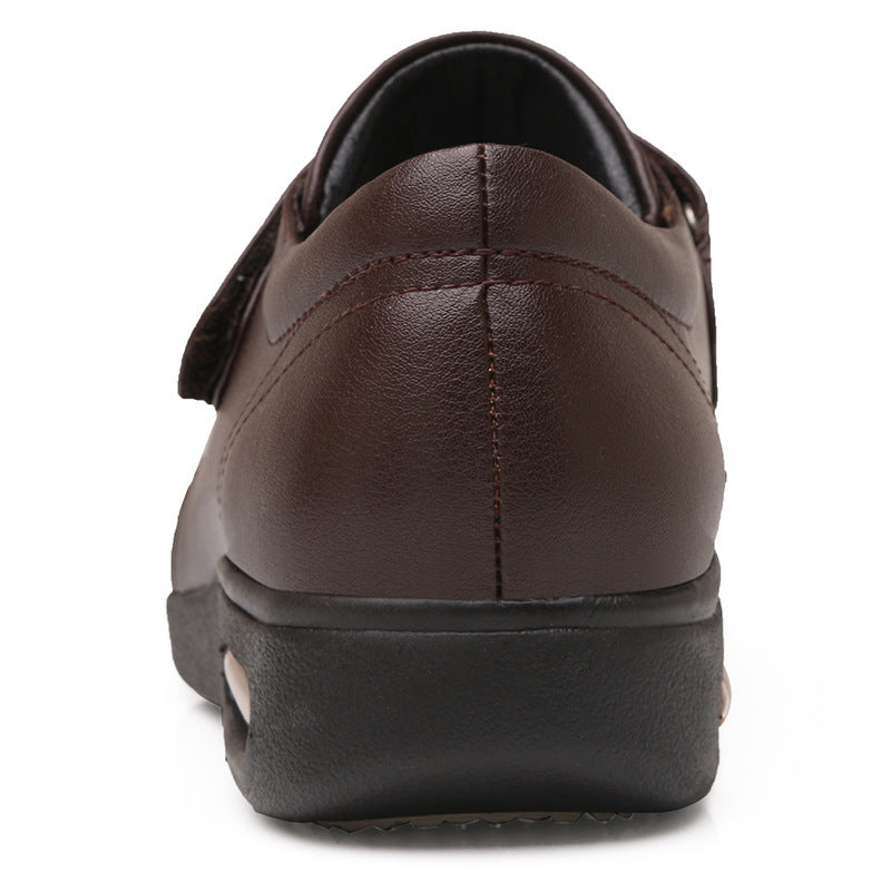 Men's Warm Plus Size Dad Thick Men's Leather Boots
