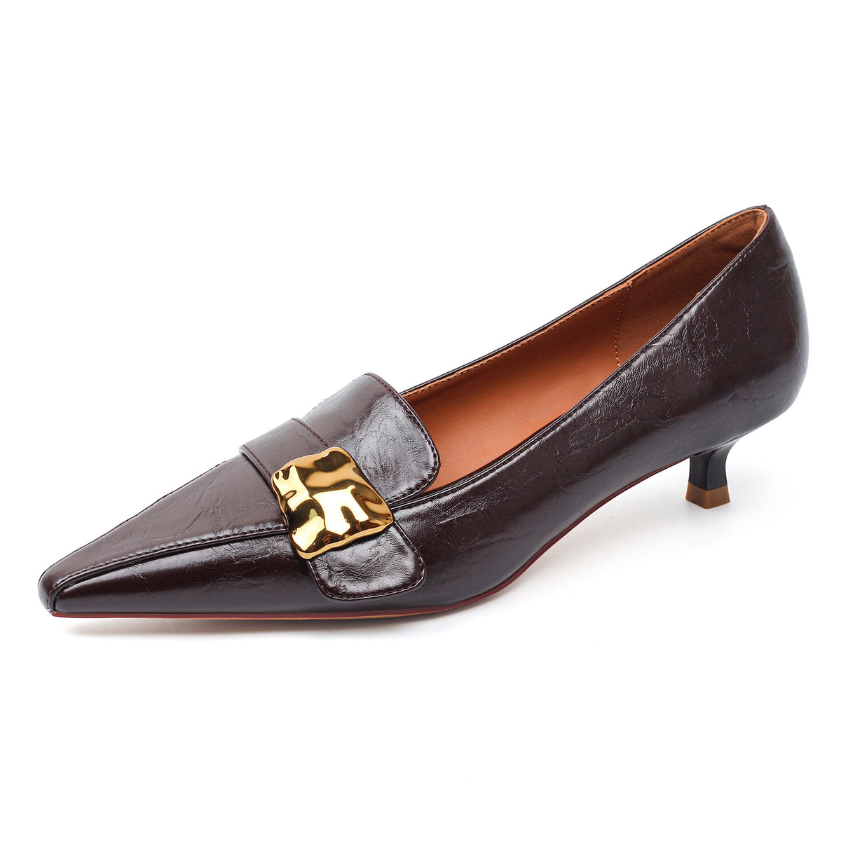 Style Low Stiletto Design British Female Women's Fashion Shoes
