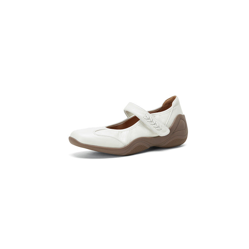 Women's Soft Bottom Sheepskin Pumps Low-cut Height Increasing Insole With Mary Women's Fashion Shoes